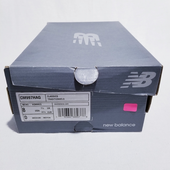 Size 8 (9.5w) - New Balance 997H Gray Dark Mango Rain Cloud 2019 - Picture 12 of 13
